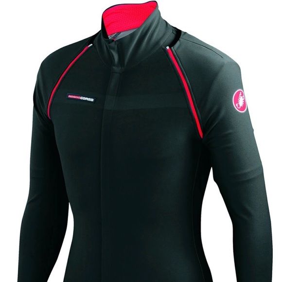 castelli corsa rosso jacket